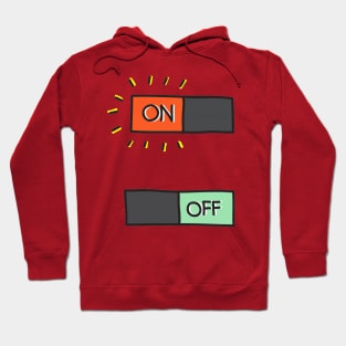 electricity power button Hoodie